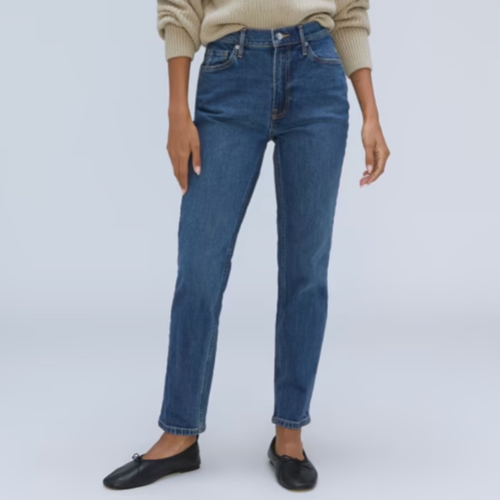 Everlane The Original Cheeky Jean Medium Wash Size 27 Tall